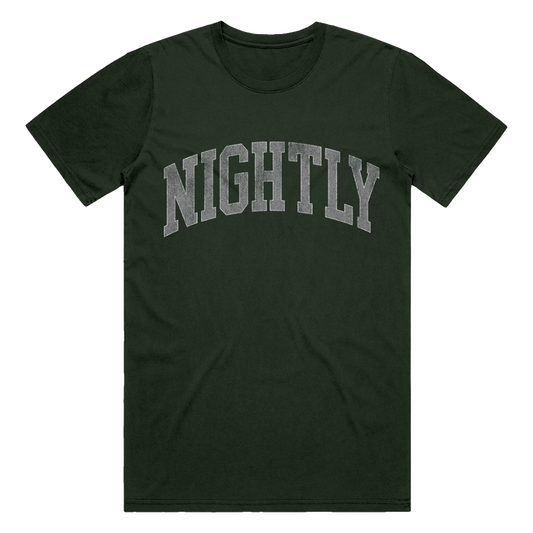 collegiate tee - green