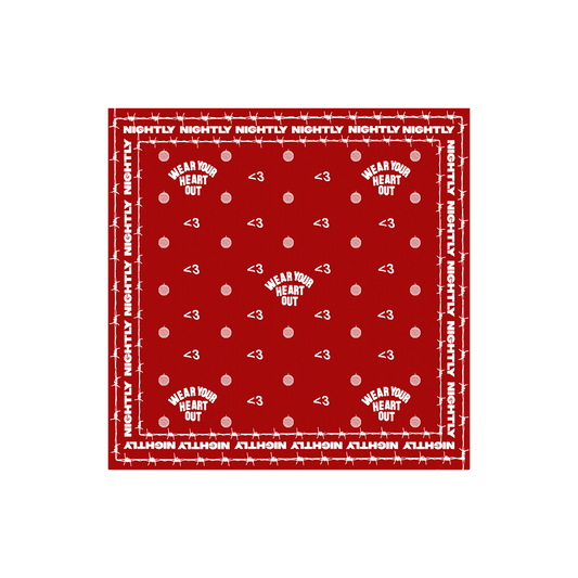 wear your heart out bandana