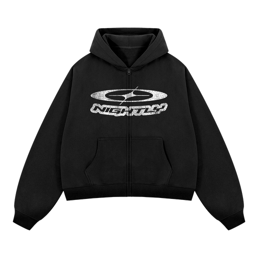 Nightly Retro Zip Hoodie