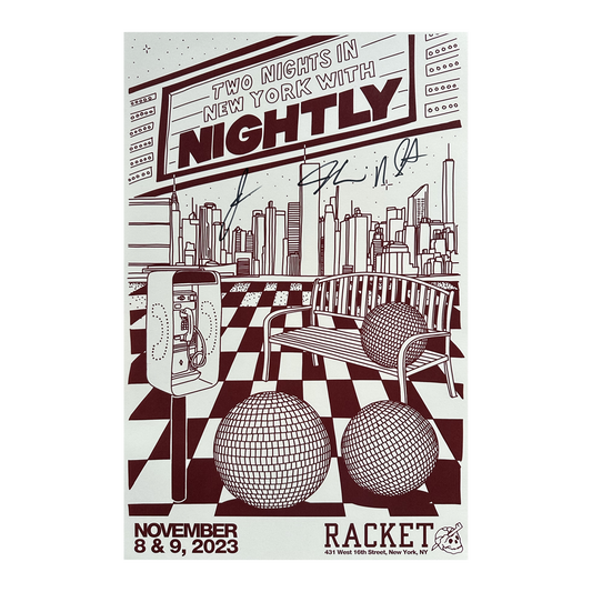 Vintage NYC Poster       [SIGNED]