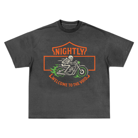 Into the Void Motorcycle Pepper Tee